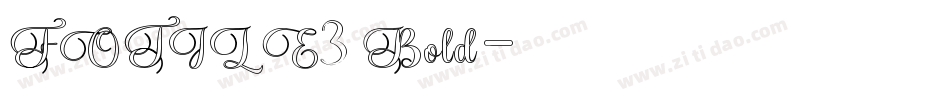 FOTILE3 Bold字体转换